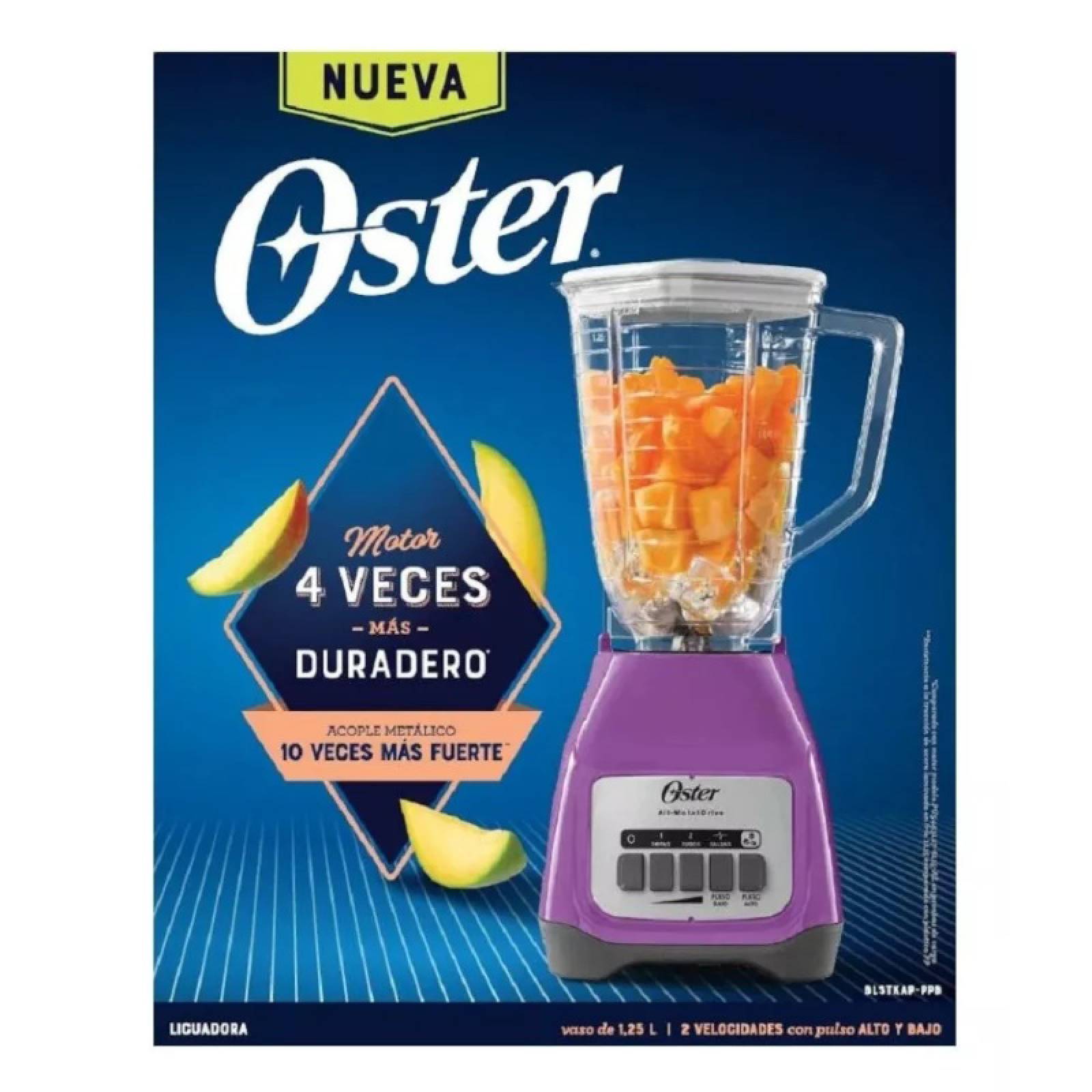 Licuadora oster 2025 10 velocidades morada