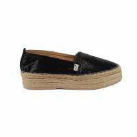 Zapato Confort Monclova Reptile Black Sintetico Folks