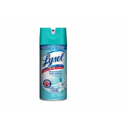 Lysol, desinfectante para el cuarto del bebe, avalado por pediatras, 354 gr