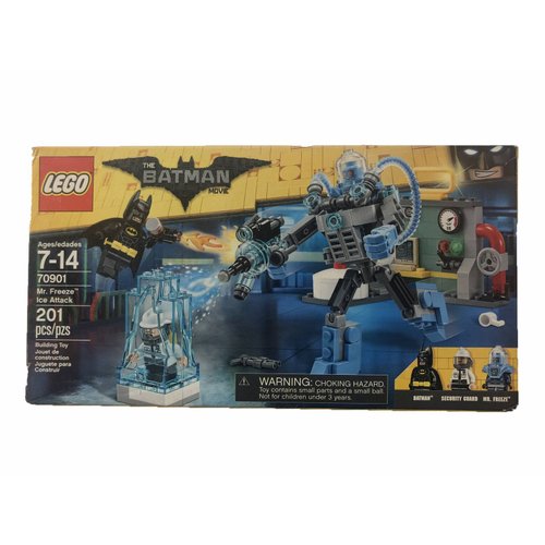 LEGO Batman la pelicula, MOD. 70901. Mr Freeze Ice Attack, 201 piezas. Juguete de construccion.