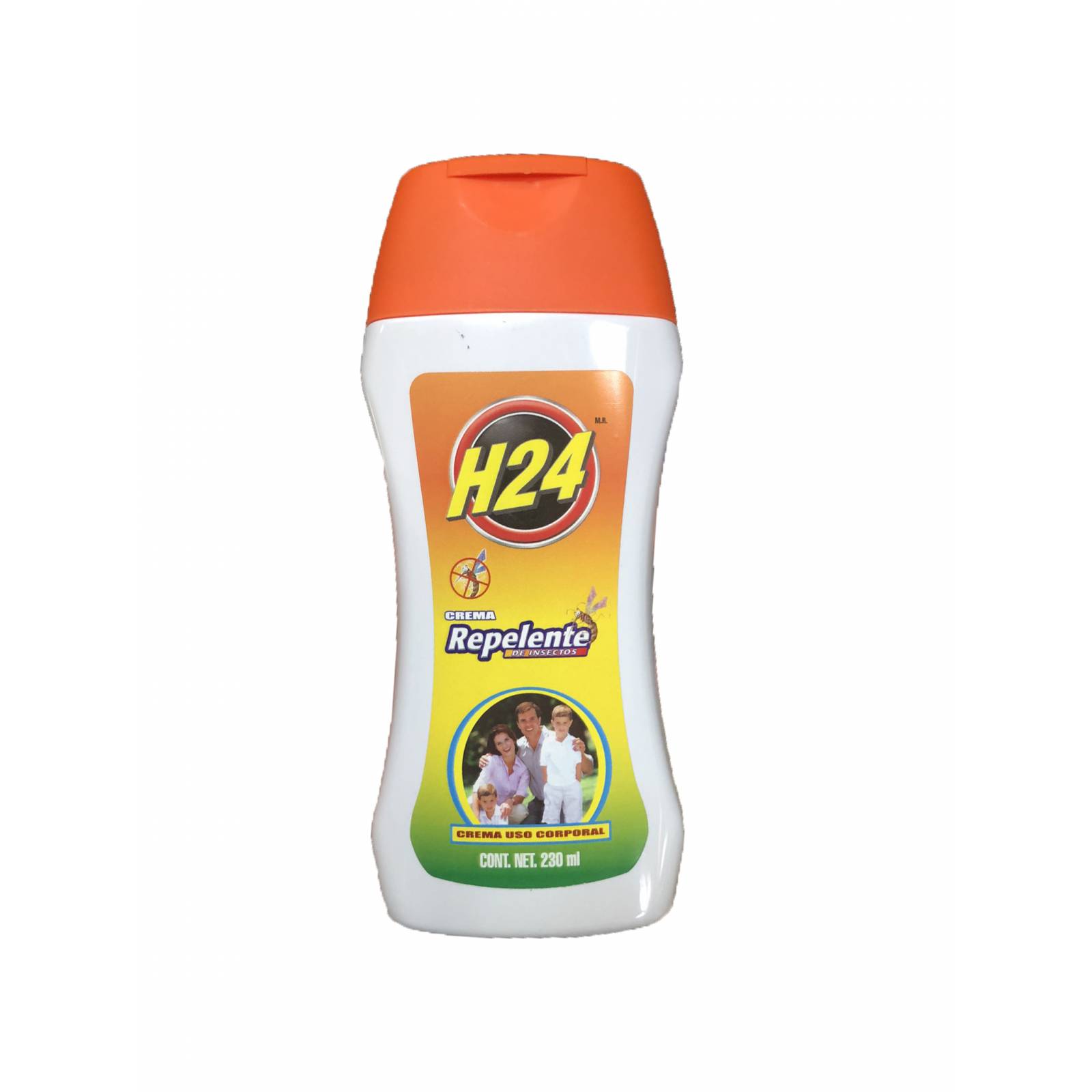 H24 Crema repelente de insectos para uso corporal, niños y adultos. 230ml