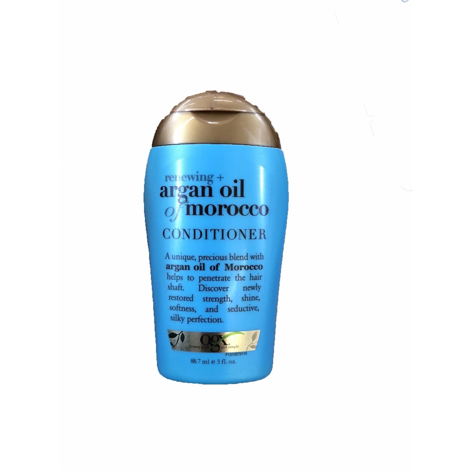 Acondicionador  liquido tamaño de viaje 88.7 ml Organix OGX Sin sulfatos y sin sales o parabenos - Argan Oil, aceite de marruecos.