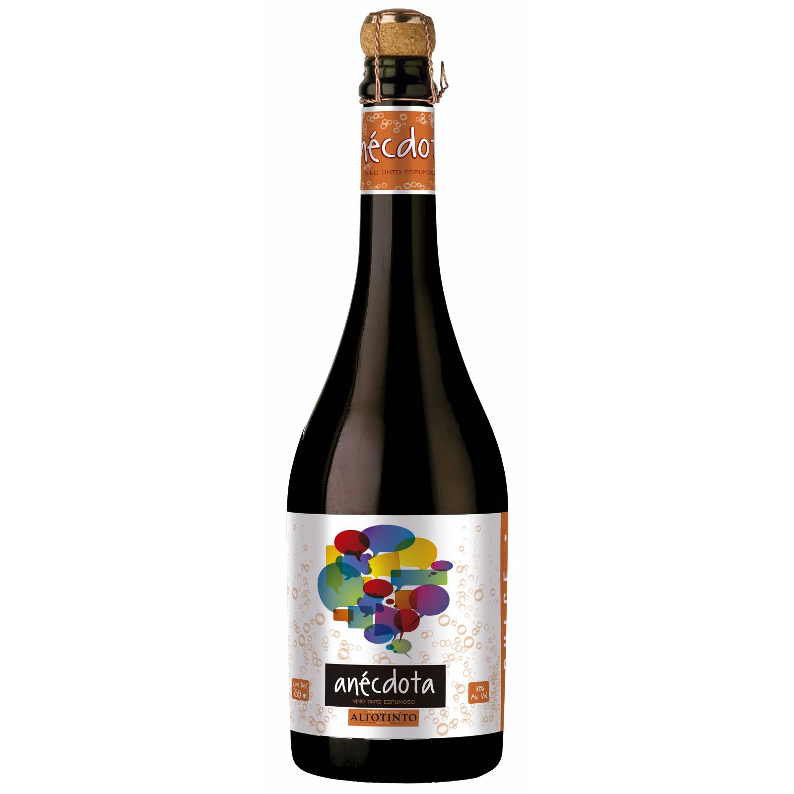 Vino Espumoso Altotinto Anécdota Espumoso Tinto 750 ml