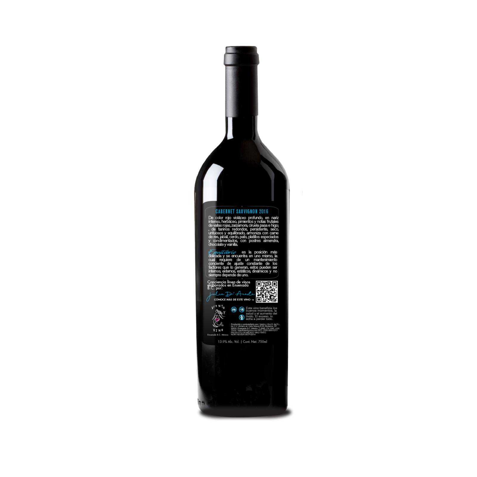 Vino Tinto Viento y Vino Fuerza 750 ml