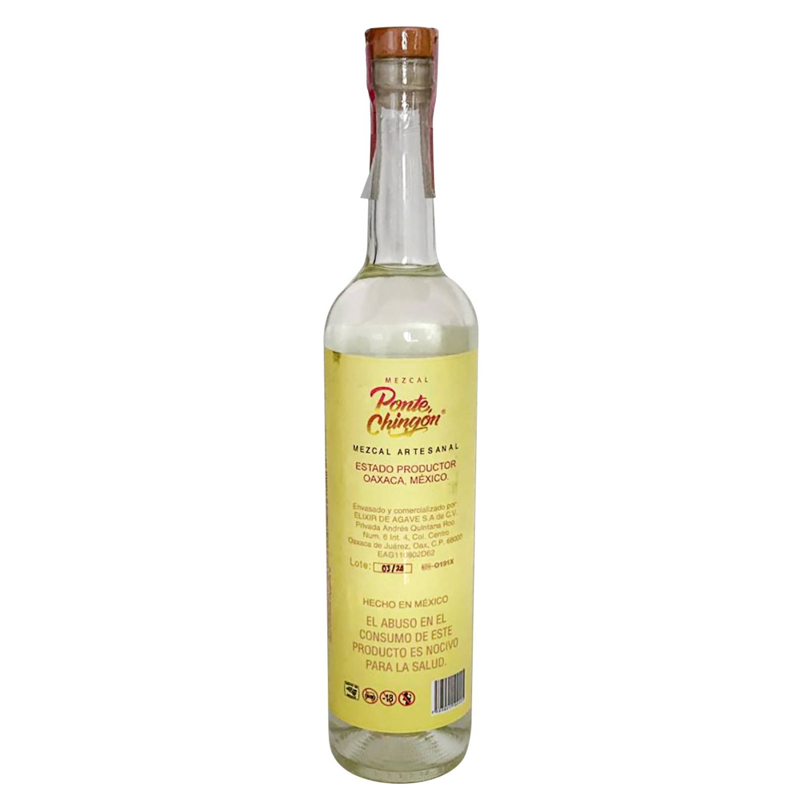 Ponte Chingón Mezcal Espadín 100% Agave 43% Vol 750 ml