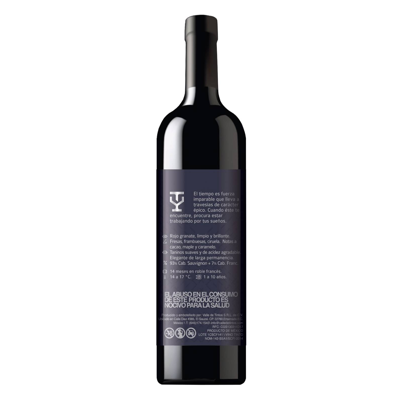Vino Tinto Valle de Tintos Cabernet Sauvignon Cabernet Franc 750 ml