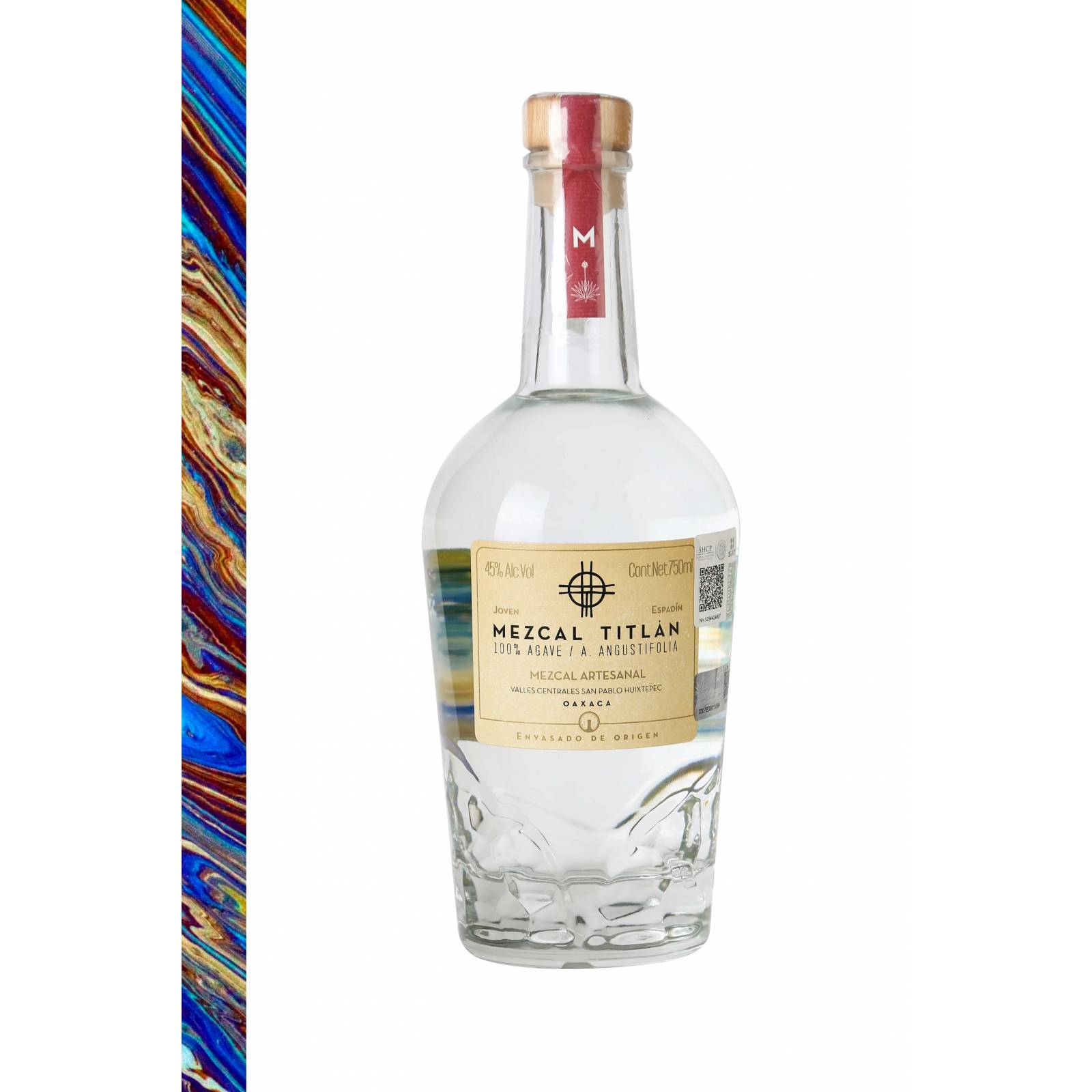Mezcal Joven Artesanal TitlÃ¡n 45 Agave EspadÃ­n