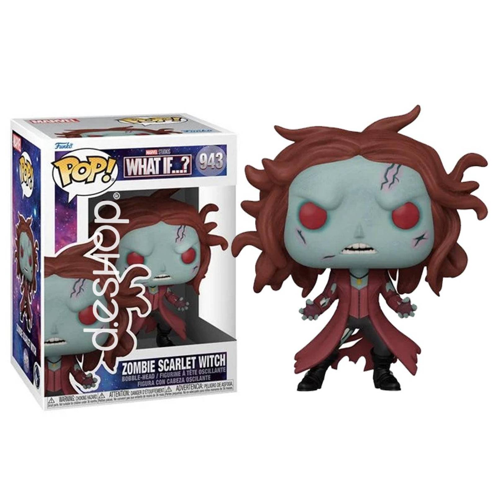 FUNKO POP Marvel : Scarlet Witch zombie - : What If