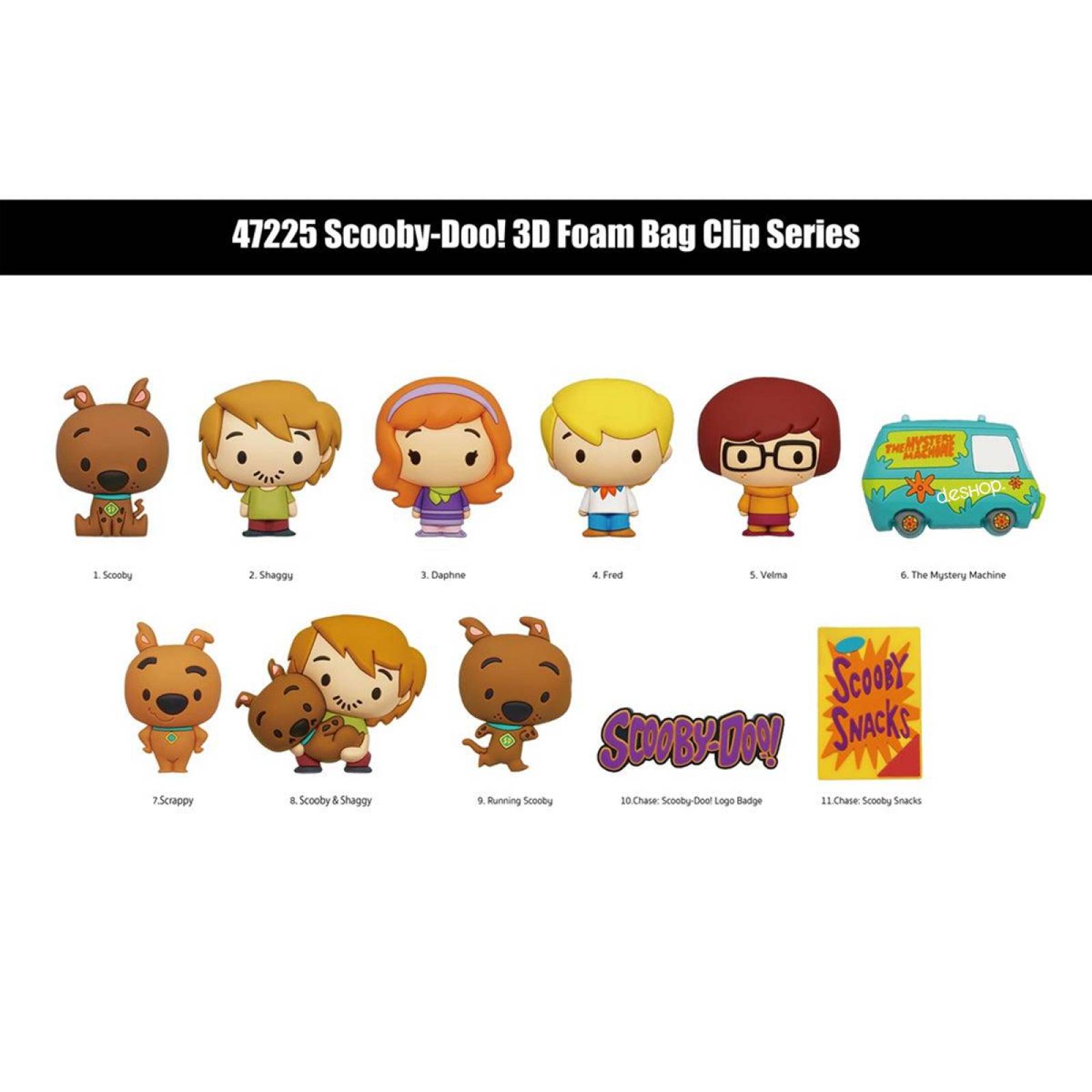 Television : Scooby Doo bag clip sobre sorpresa 
