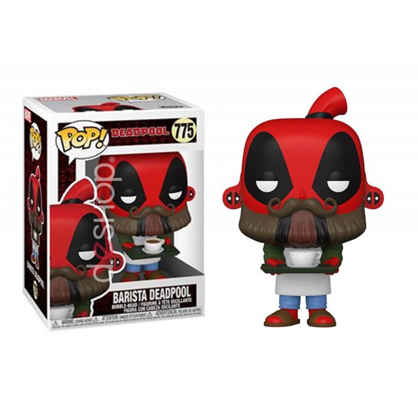 FUNKO POP Marvel : Deadpool Coffee Barista - 30 aniversario    