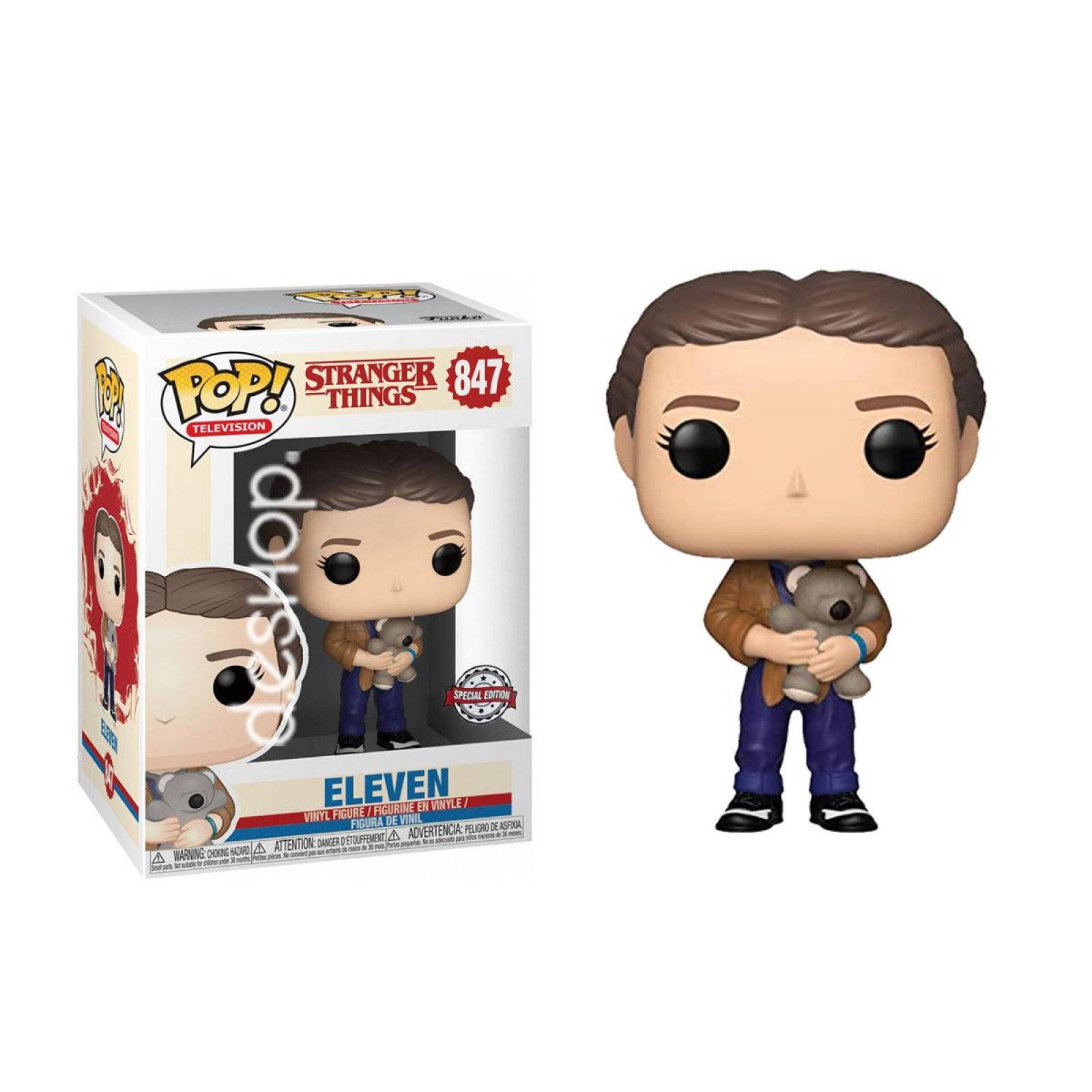 FUNKO POP television : Eleven w / bear - Stranger Things (special edition) 