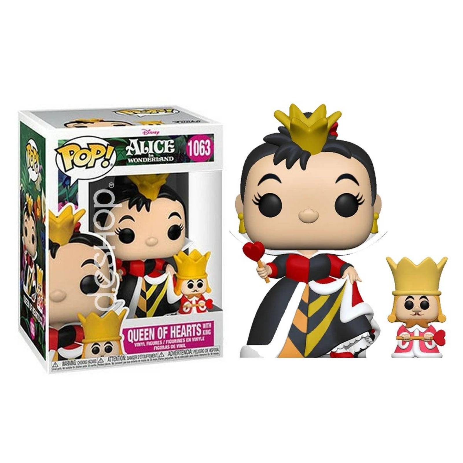 1063 FUNKO POP Disney : Queen of hearts (Reina de corazones) - Alice in wonderland (Alicia en el paí 
