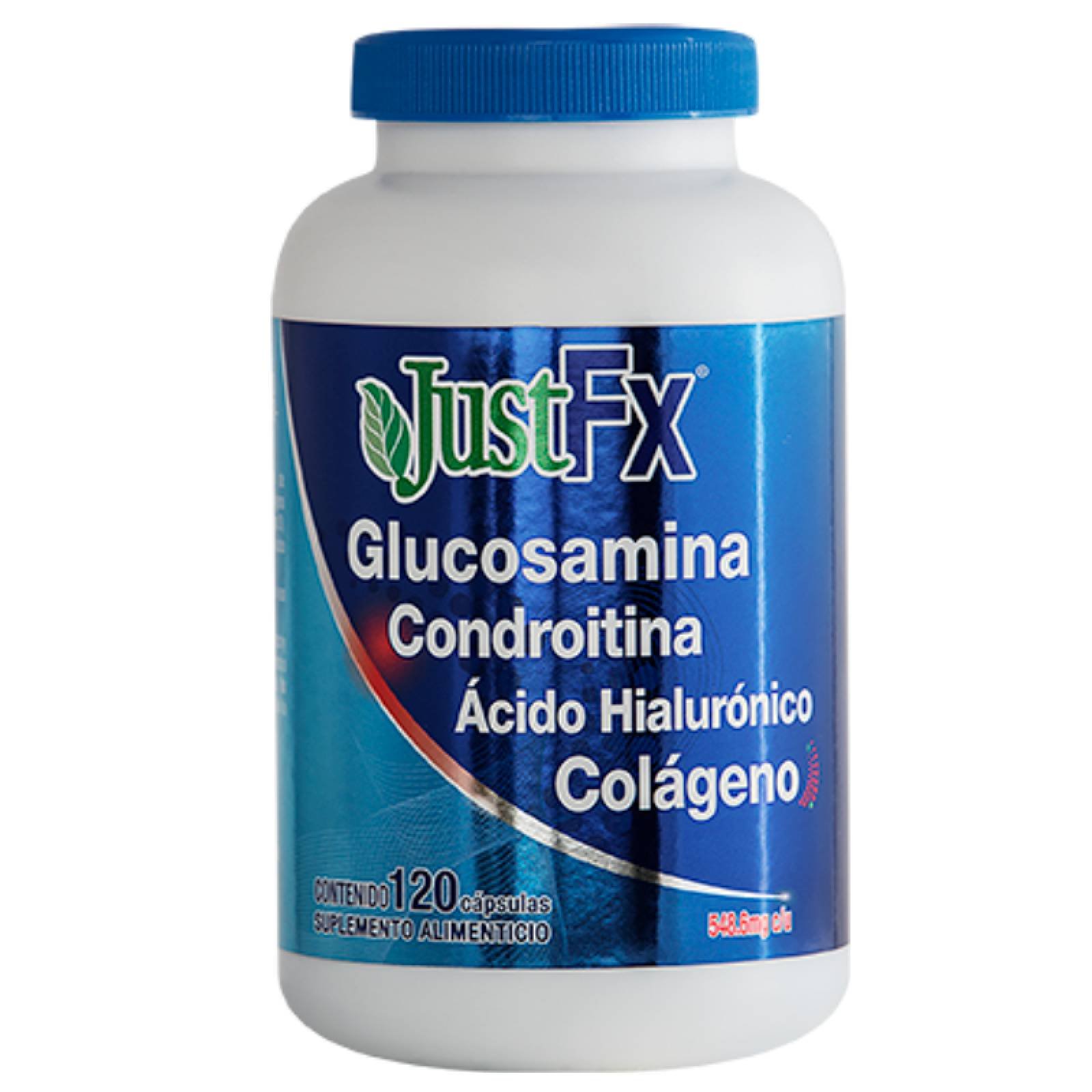 JustFX Glucosamina Condroitina Ácido Hialurónico Colágeno Olnatura Con 120 Cápsulas