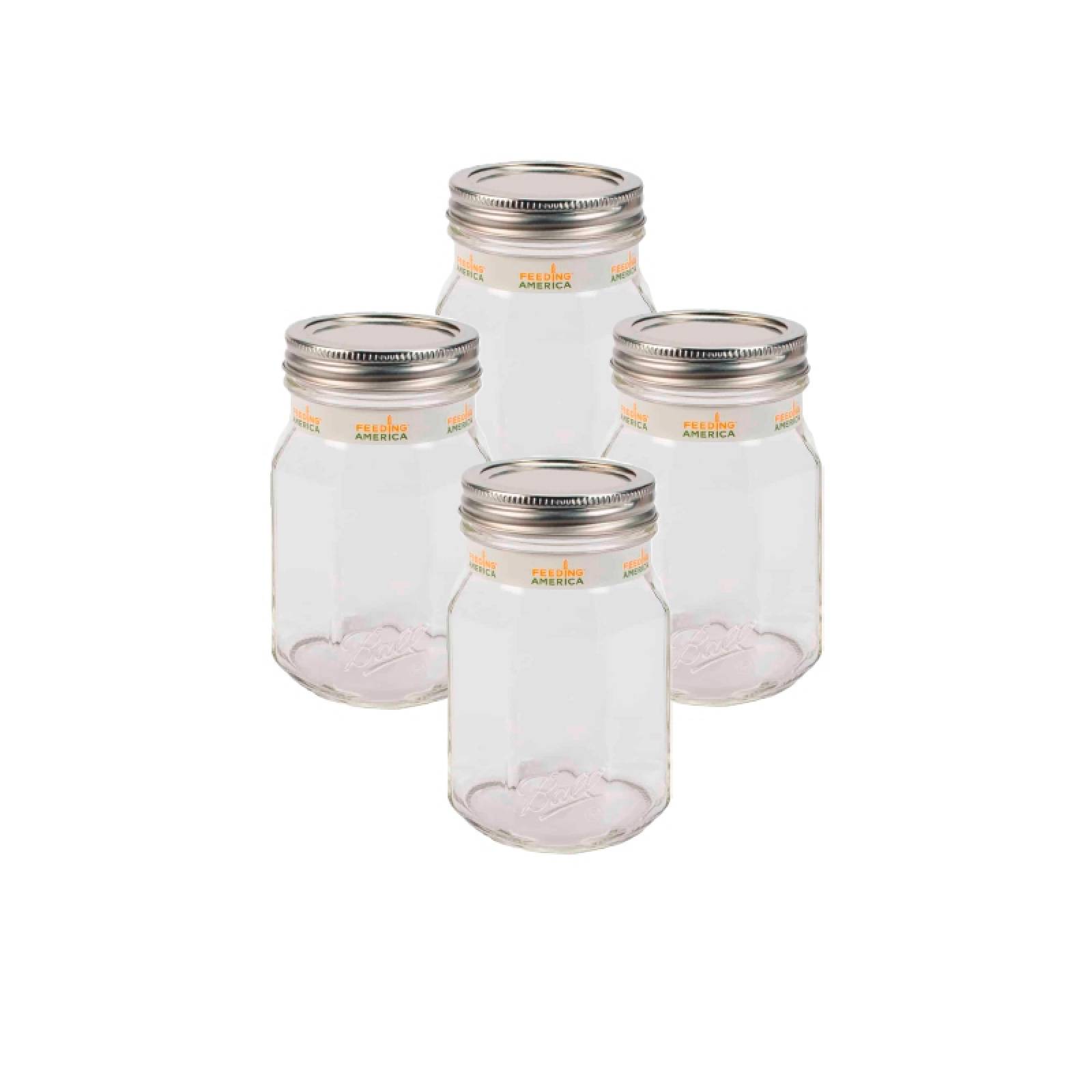 Frasco De Vidrio Con Tapa Collection Elite Sharing Mason Jar Ball 16oz ...