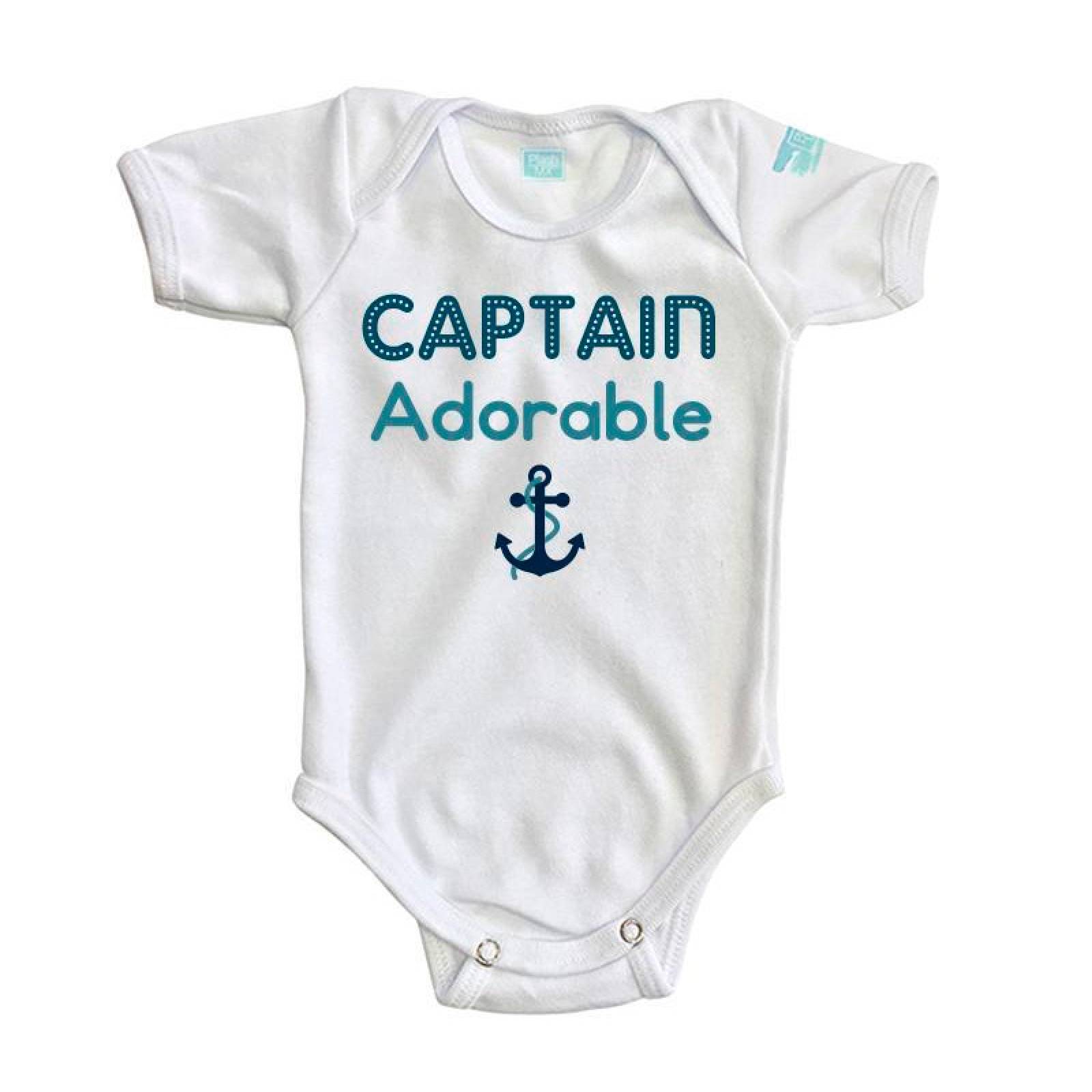 Pañalero Plash Estampado Captain Adorable Talla 3 meses