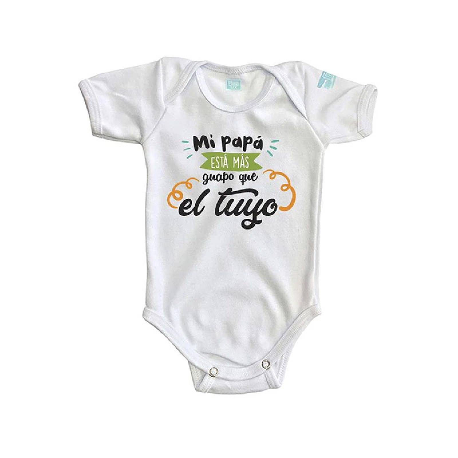 Pañalero Plash Estampado Mi Papá Esta Mas Guapo