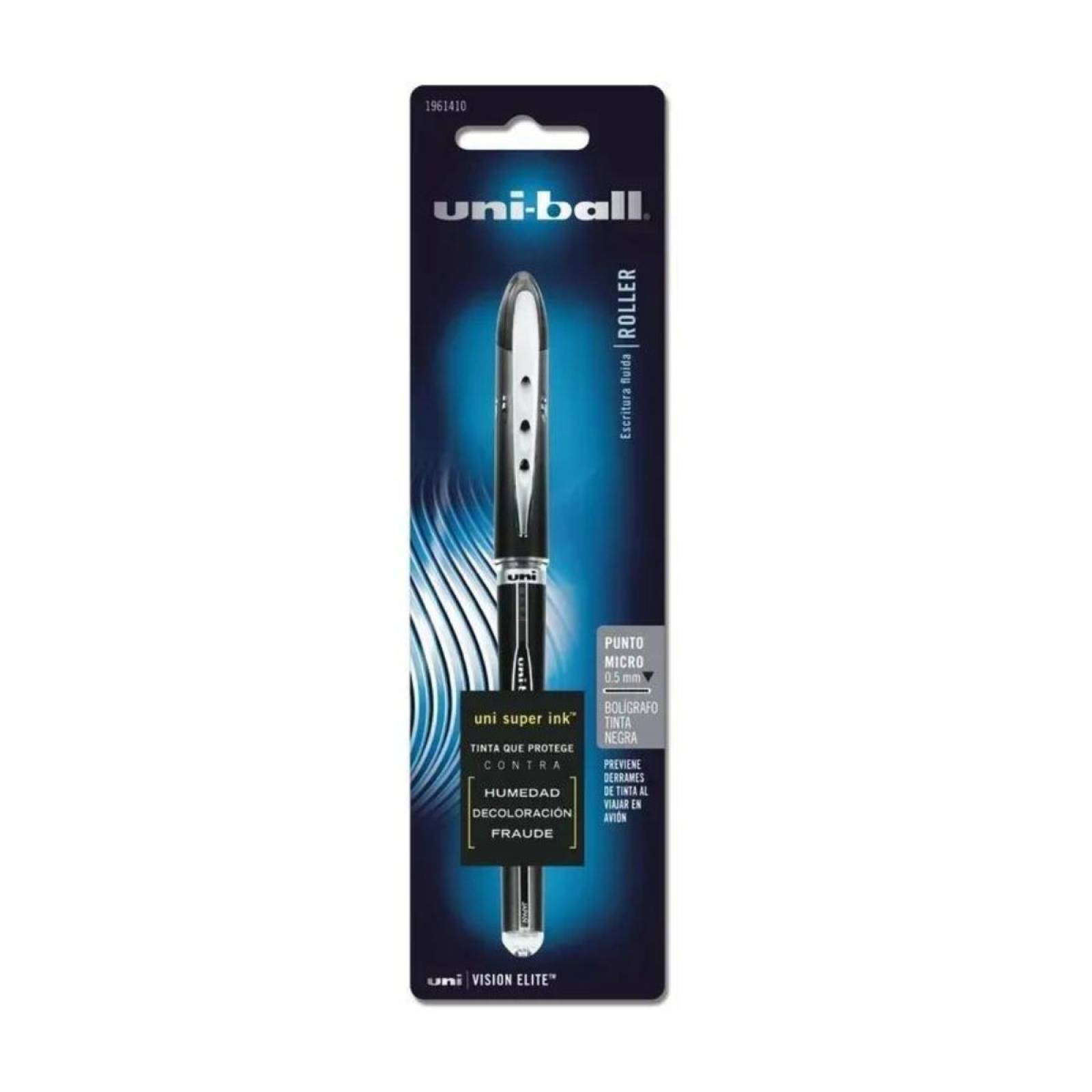 Bolígrafo Roller Vision Elite Tinta Negra Punto Fino .5 mm