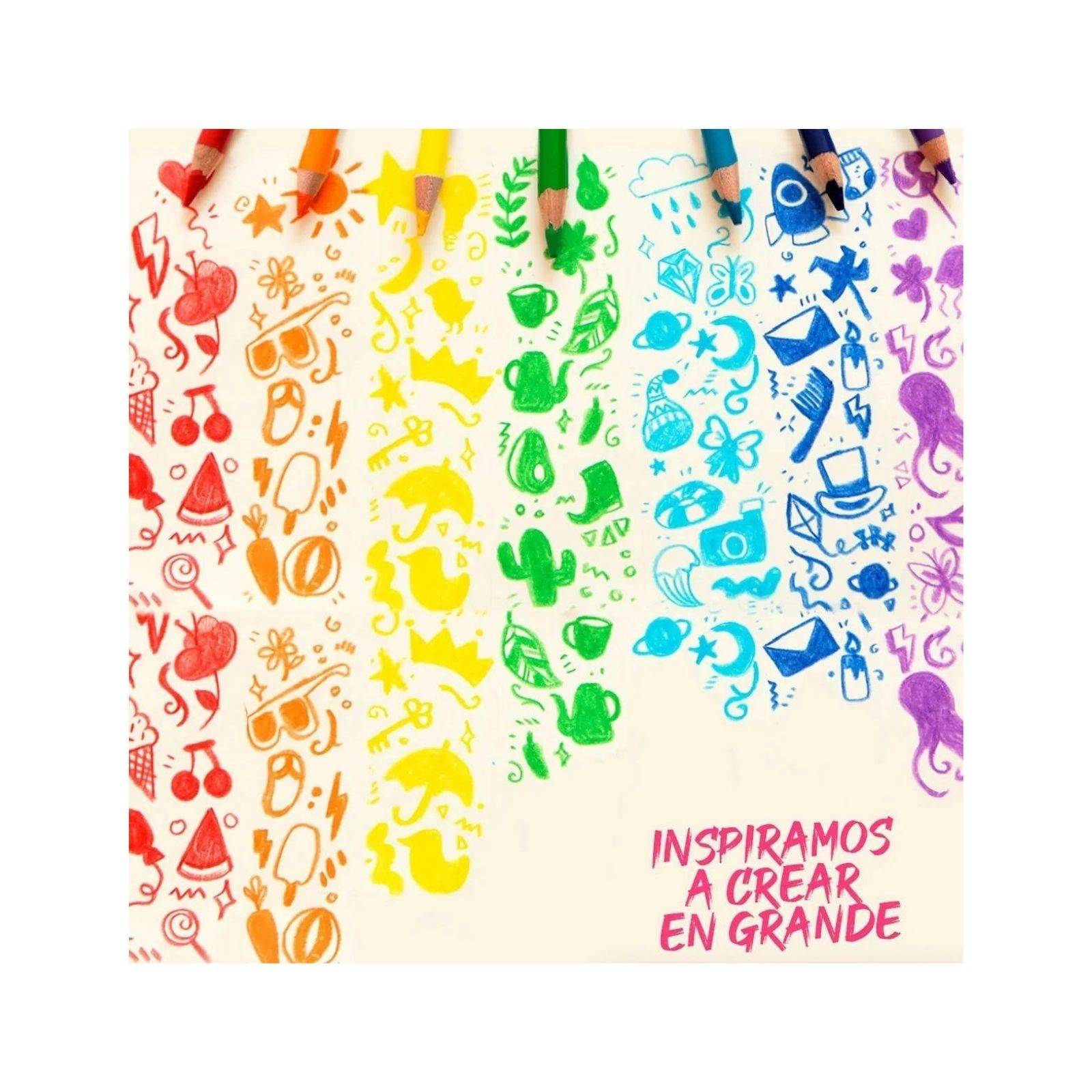 12 Lápices de Color Prismacolor Junior Pastel