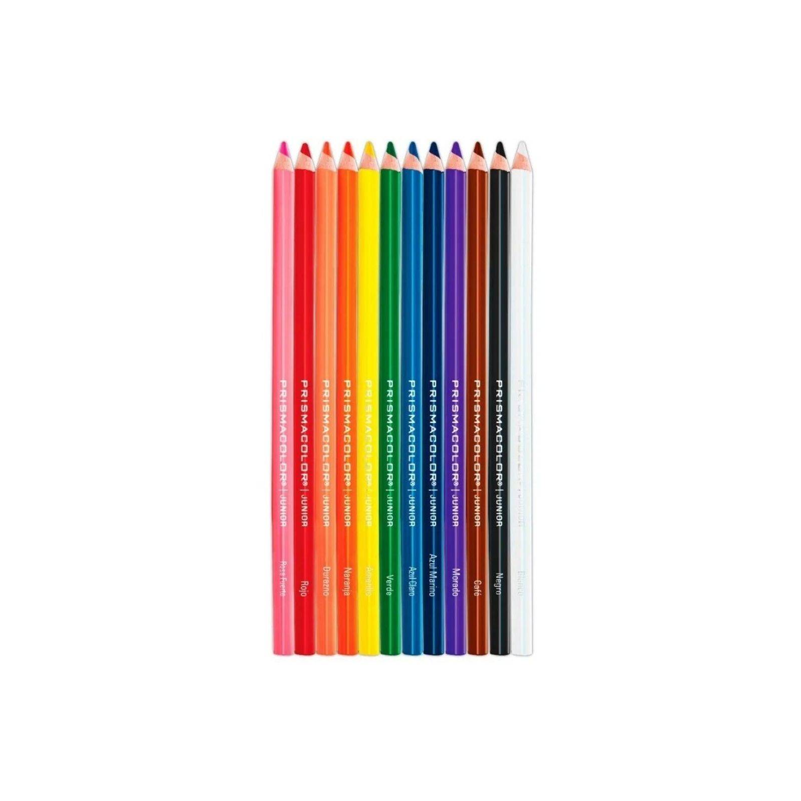 12 Lápices de Color Prismacolor Junior Unipunta Intenso