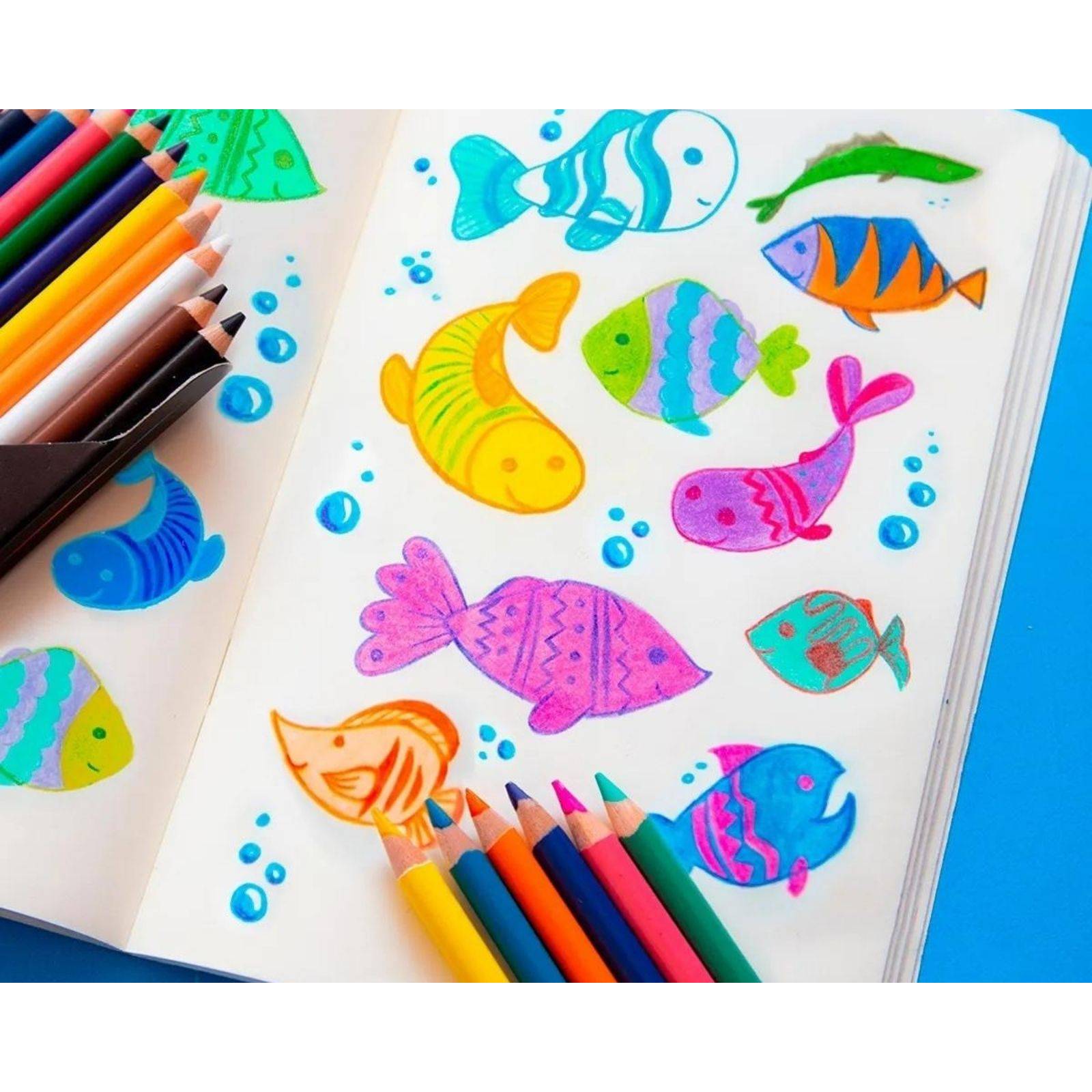 36 Lápices de Color Prismacolor Junior Colores Pastel Y Metalicos Intensos