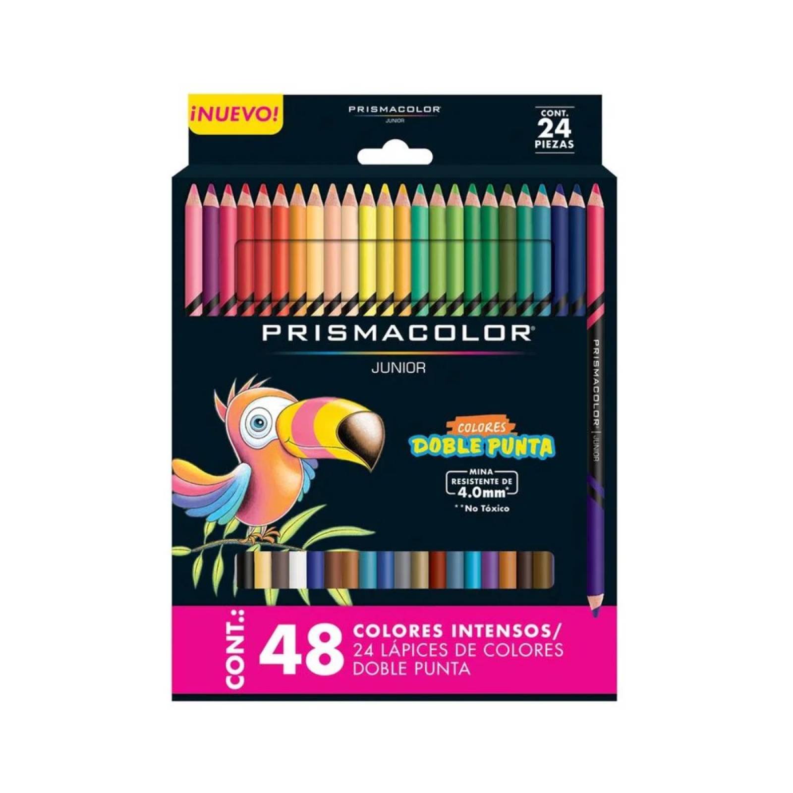 24 Lápiz De Color Prismacolor Junior Doble Punta 48 Colores