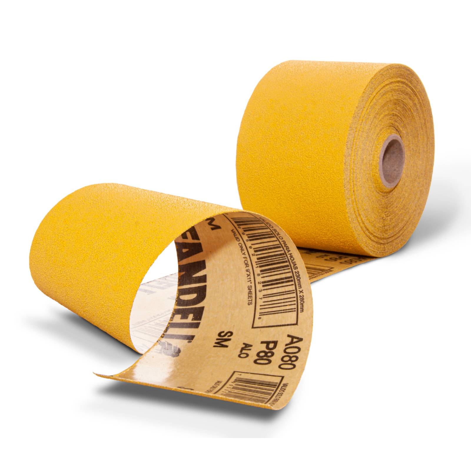 Rollo de Lija High Performance Grado 80 7cm x 18.29 m 36550 Fandeli