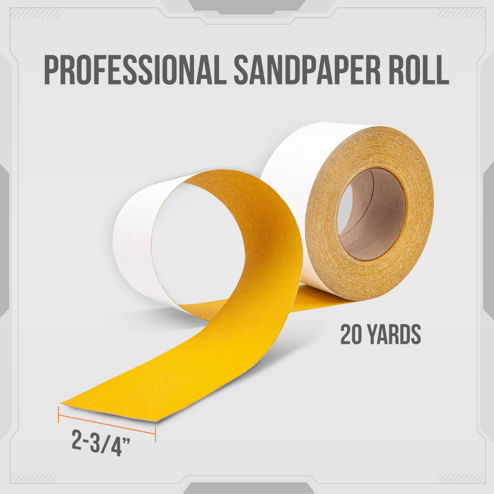 Rollo de Lija High Performance Grado 80 7cm x 18.29 m 36550 Fandeli