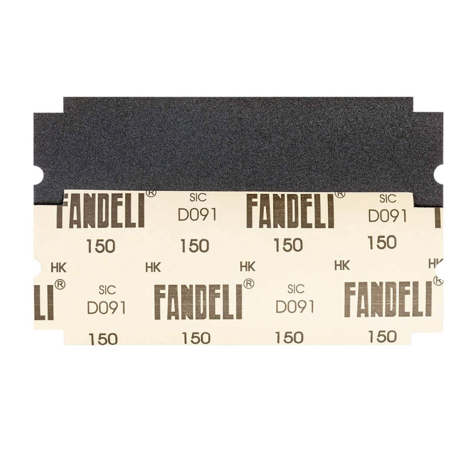 Paquete de 25 Hojas de Lija para Paredes y Yeso Grado 150 de 4 1/4" x 11" 36574 Fandeli