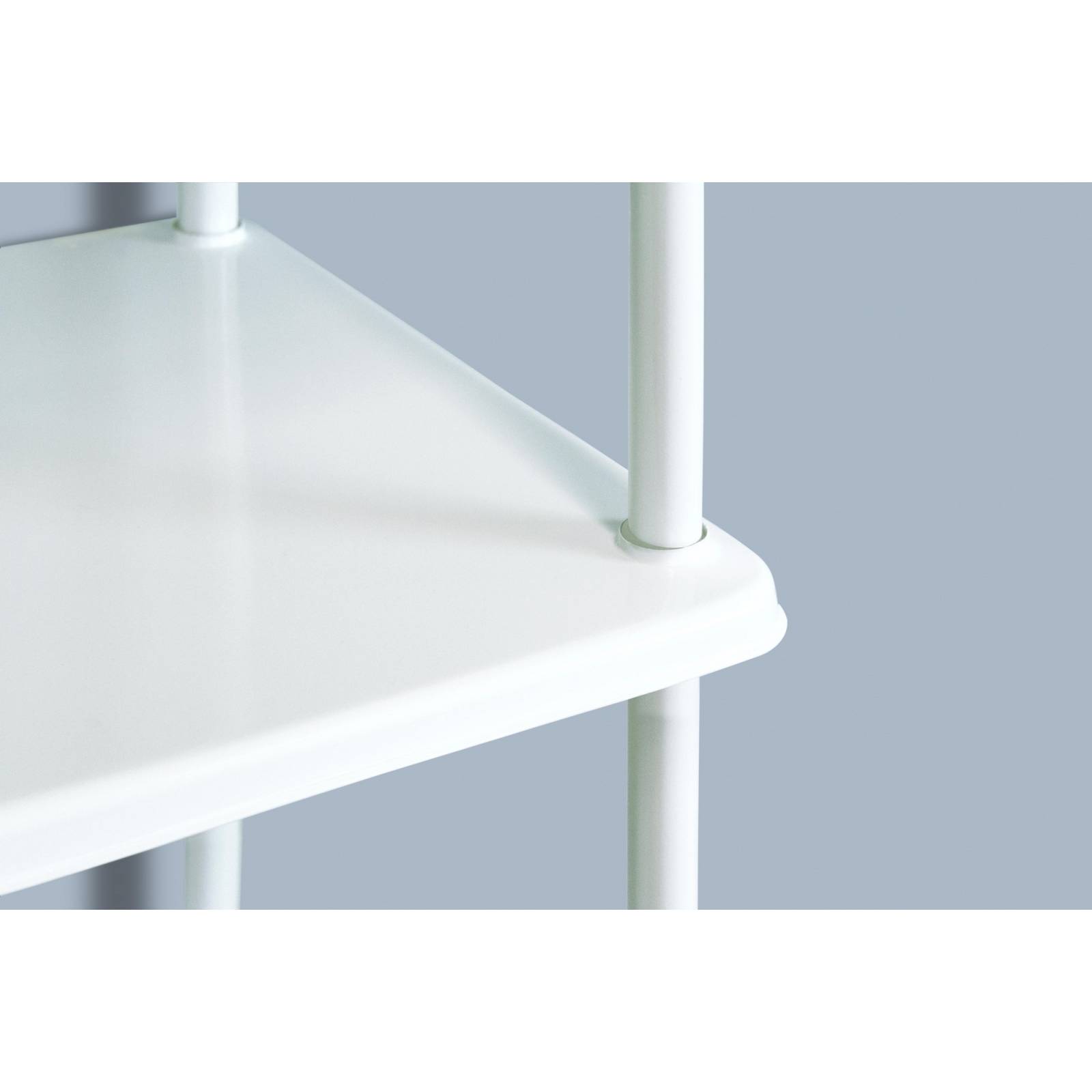 Closet Armable Konekte 3 Repisas Metal Sólido Resistente color Blanco