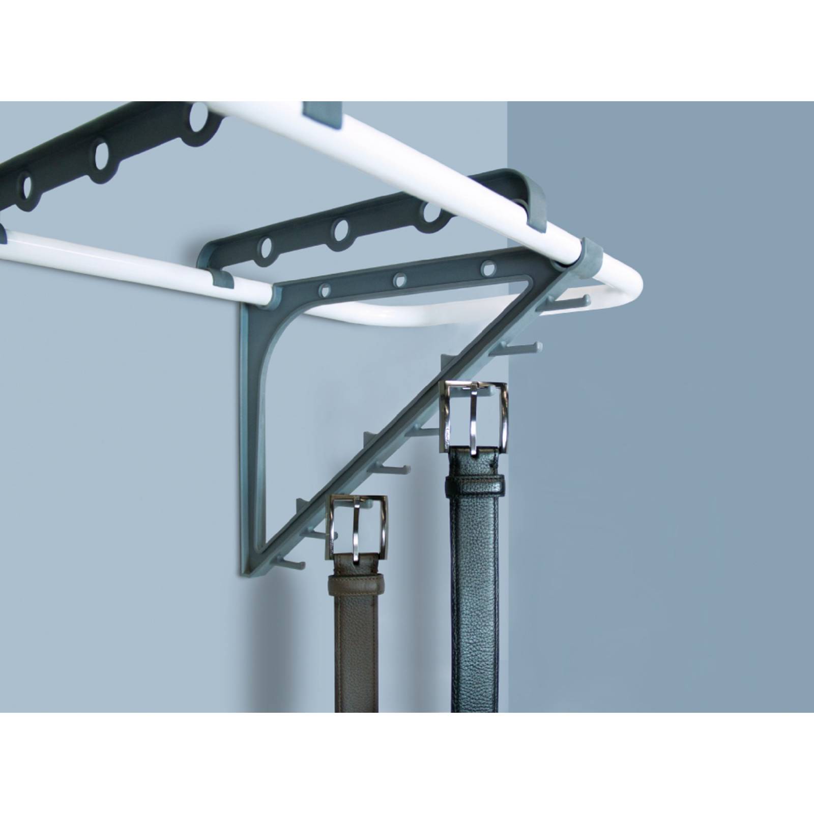 Closet Armable Konekte 3 Repisas Metal Sólido Resistente color Blanco