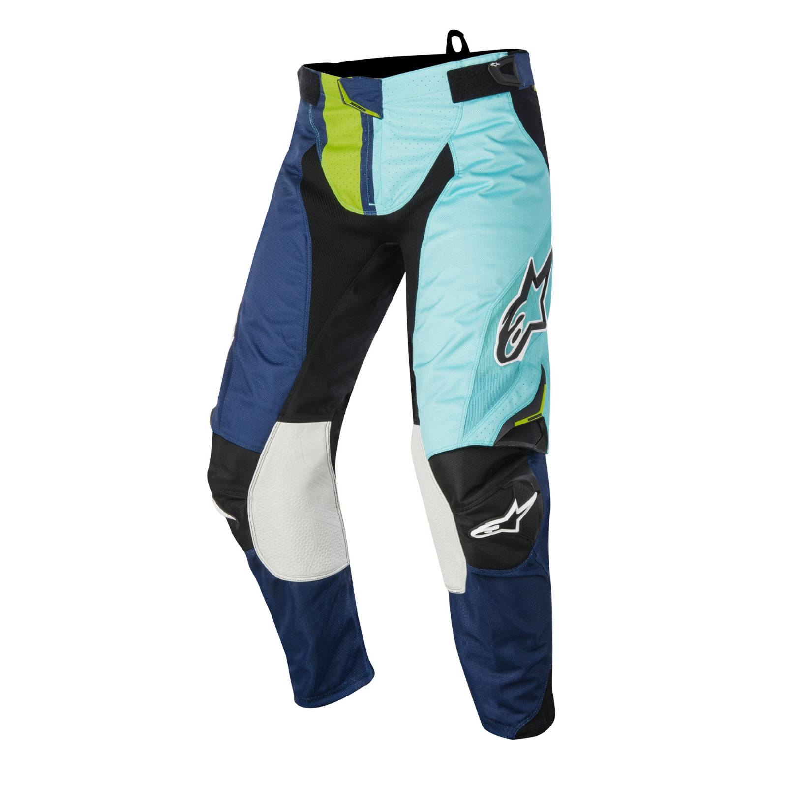 Alpinestars Pantalon Para Motocross Techstar Factory Marino Turquesa Lima