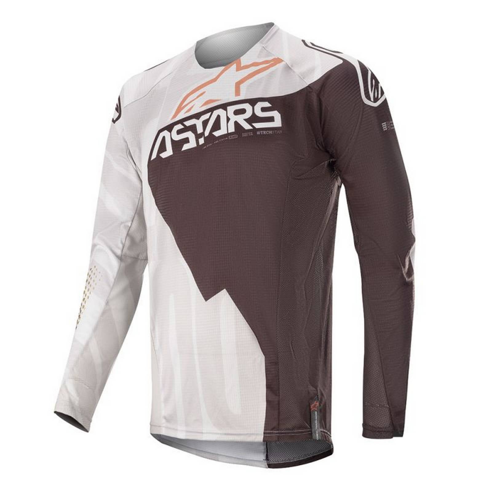 ALPINESTARS JERSEY PARA MOTOCROSS TECHSTAR FACTORY METAL GRS NGO