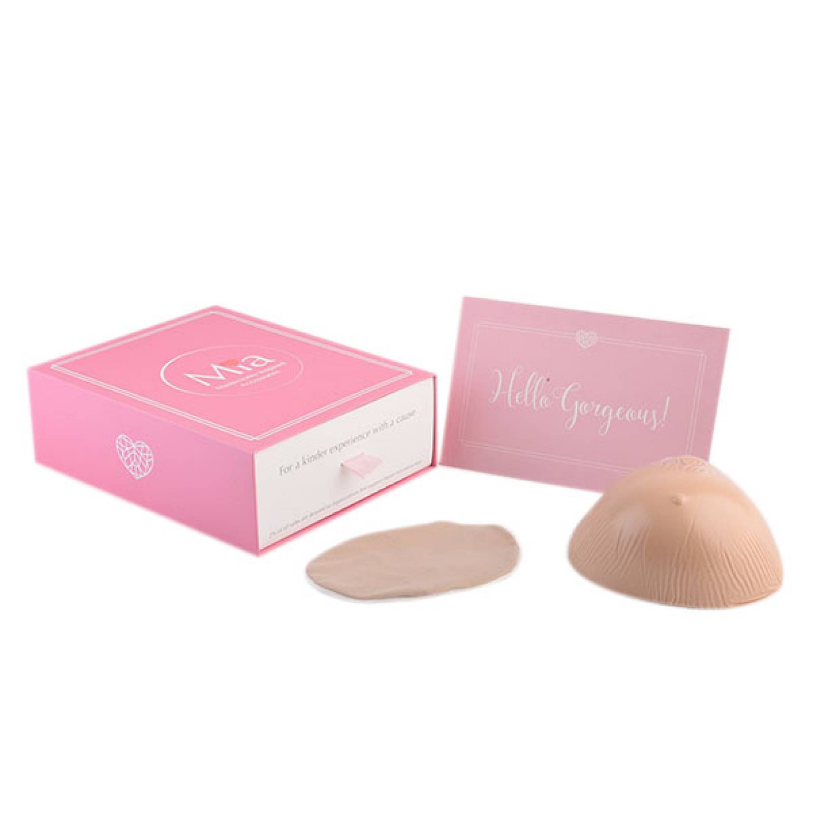 MIA® Comfort. Peso Extra Ligero, Suave, Forma Triángular. Prótesis mamaria externa post mastectomía