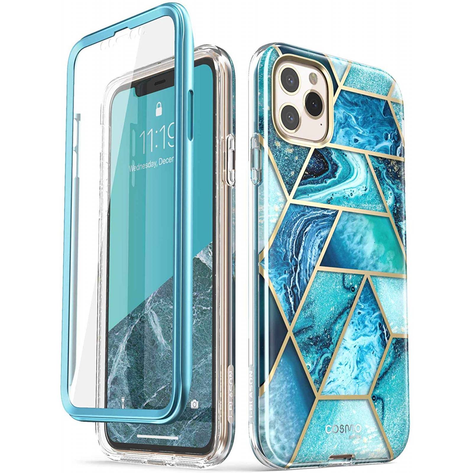 Funda iPhone 11 Pro I-blason Cosmo Oceano Uso Rudo + Mica