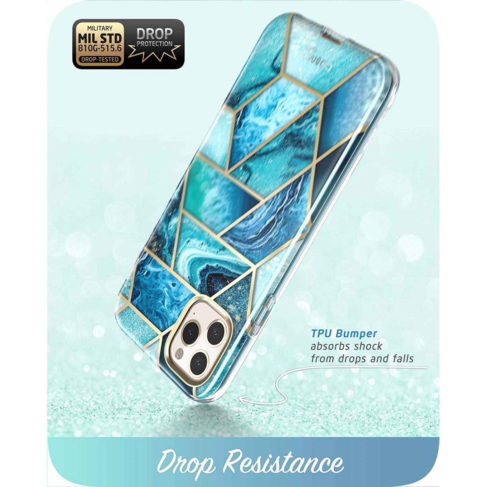 Funda iPhone 11 Pro I-blason Cosmo Oceano Uso Rudo + Mica