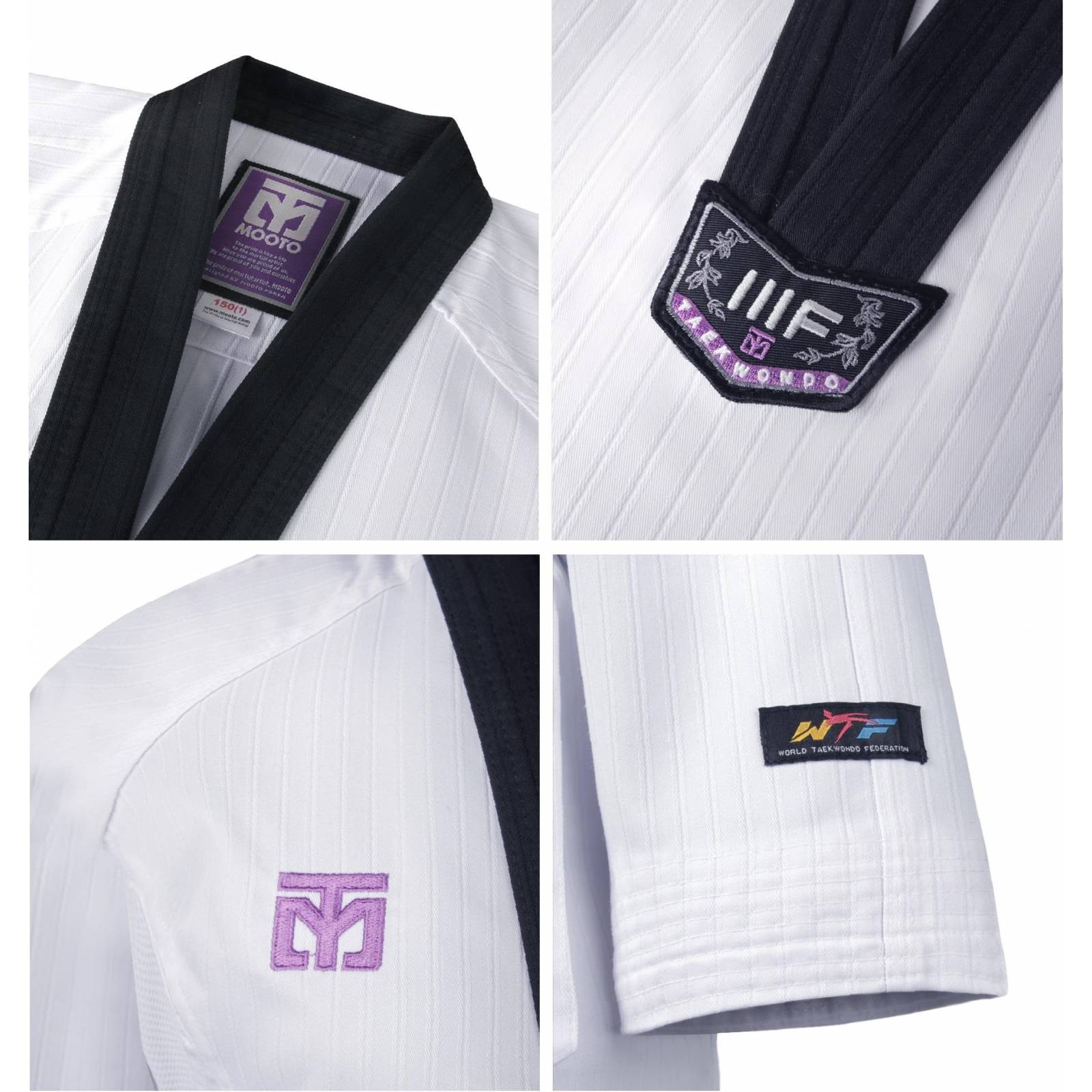 Mooto TaeKwonDo TKD DoBok Uniforme 3F Mujer Slim Fit