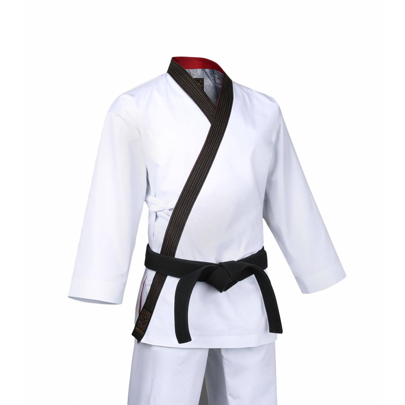 DoBok Grand Master "Geum Gang" White Cuello Negro - Mooto