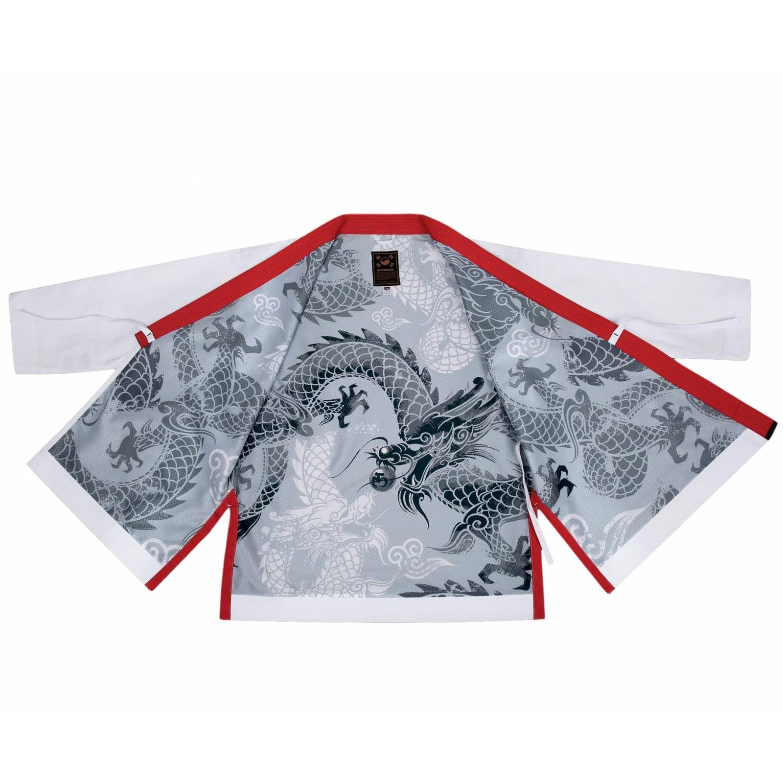 DoBok Grand Master "Geum Gang" White Cuello Negro - Mooto