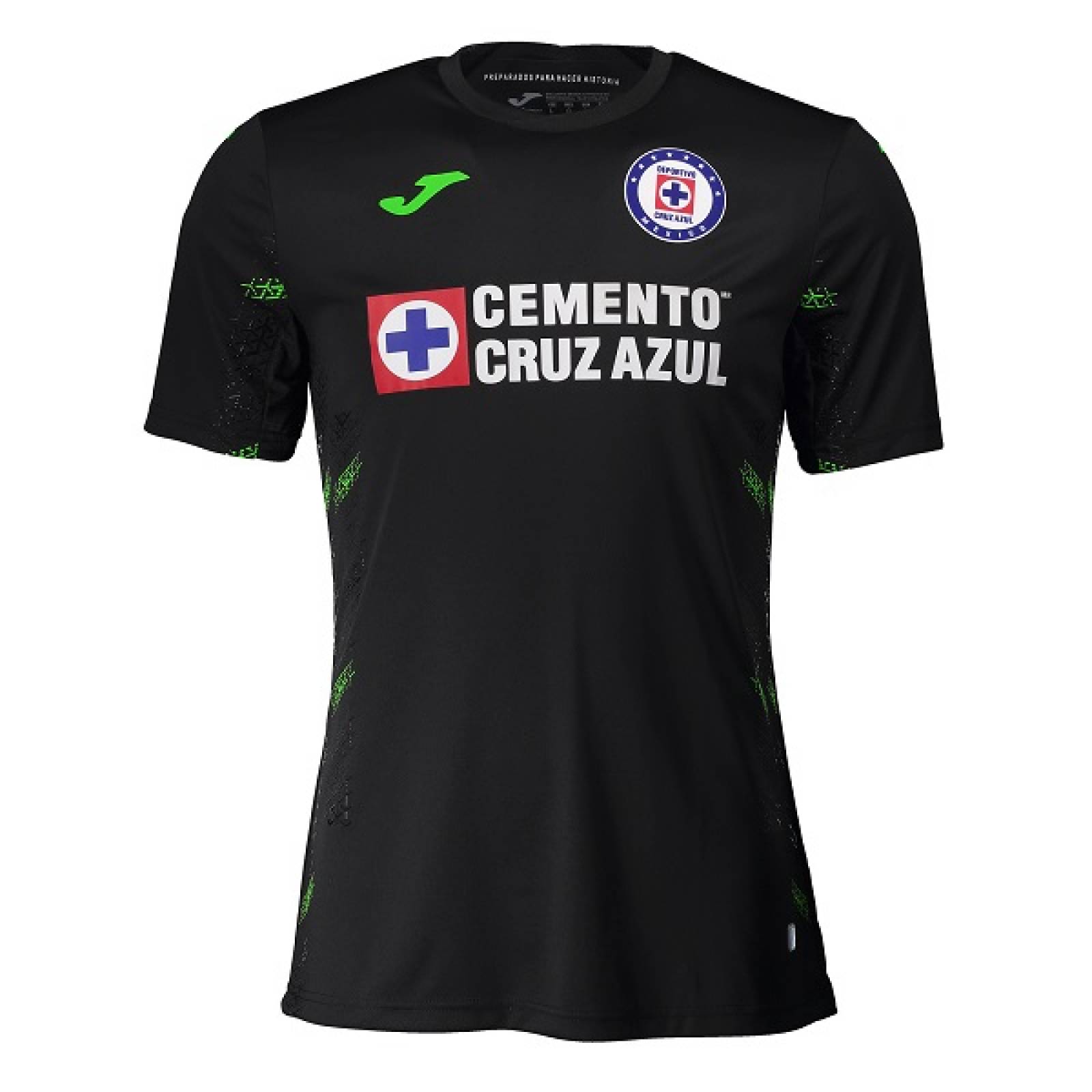 Jersey Cruz Azul Portero 20/21 Joma color negro