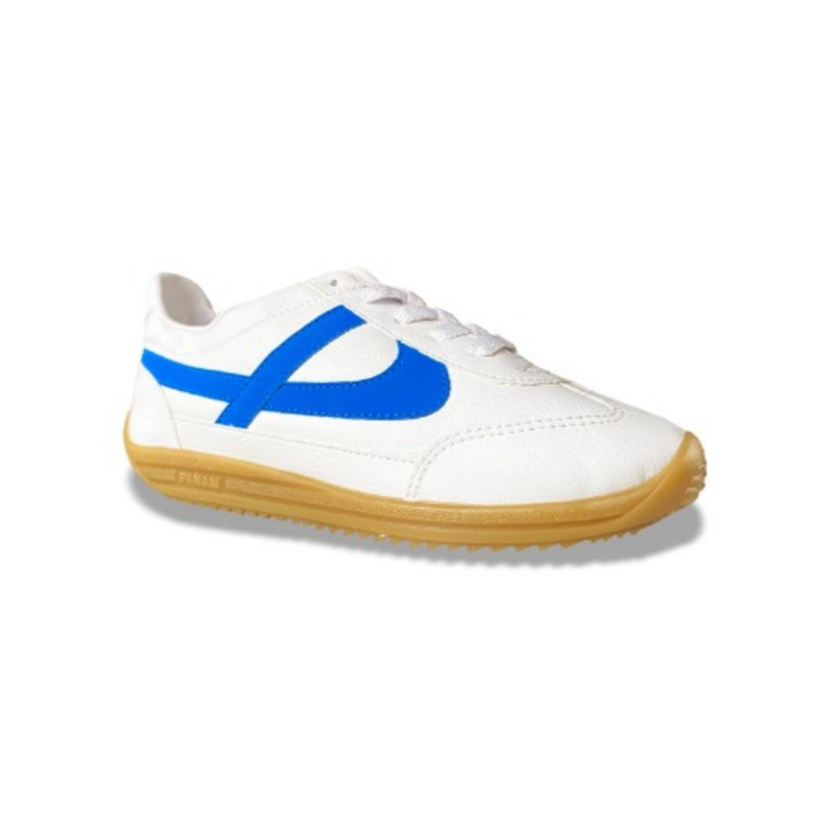 Tenis Panam Cl sico Tipo Piel Blanco 010391