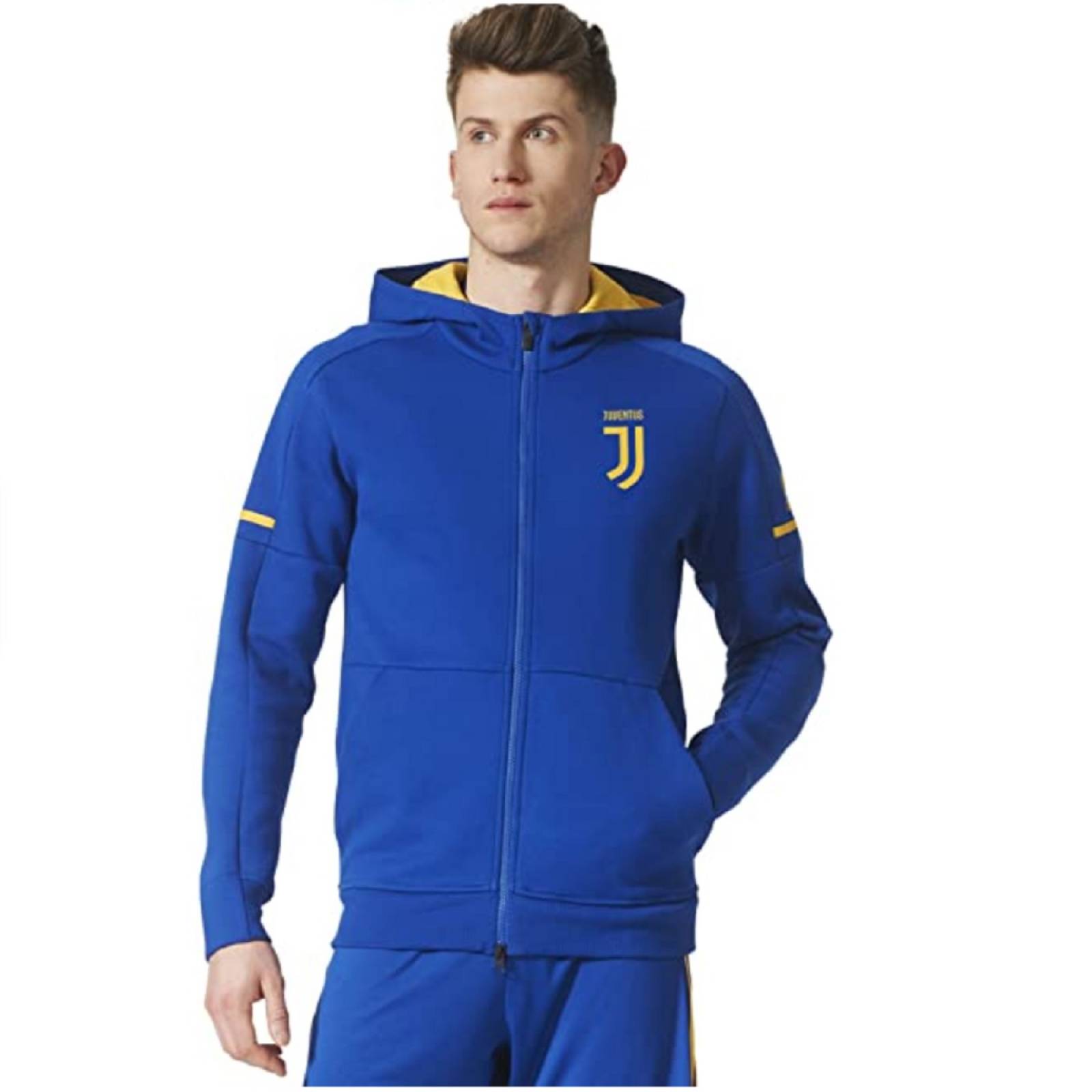 Sudadera Adidas Caballero Juventus Anthem Azul Royal 3CG2279