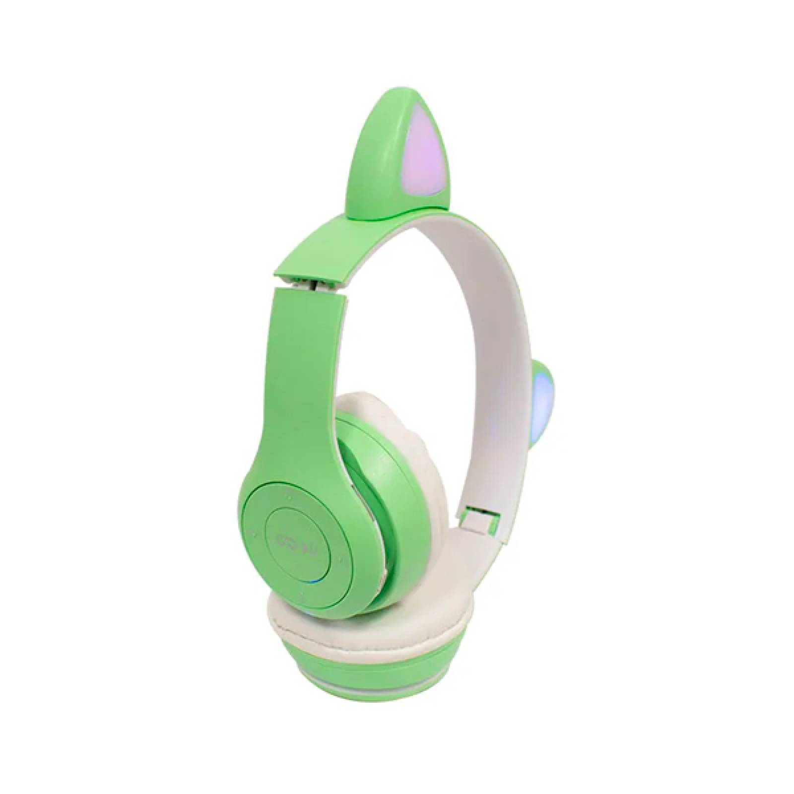 Audifonos Buytiti Bluetooth Diadema Orejas de Gato luz LED