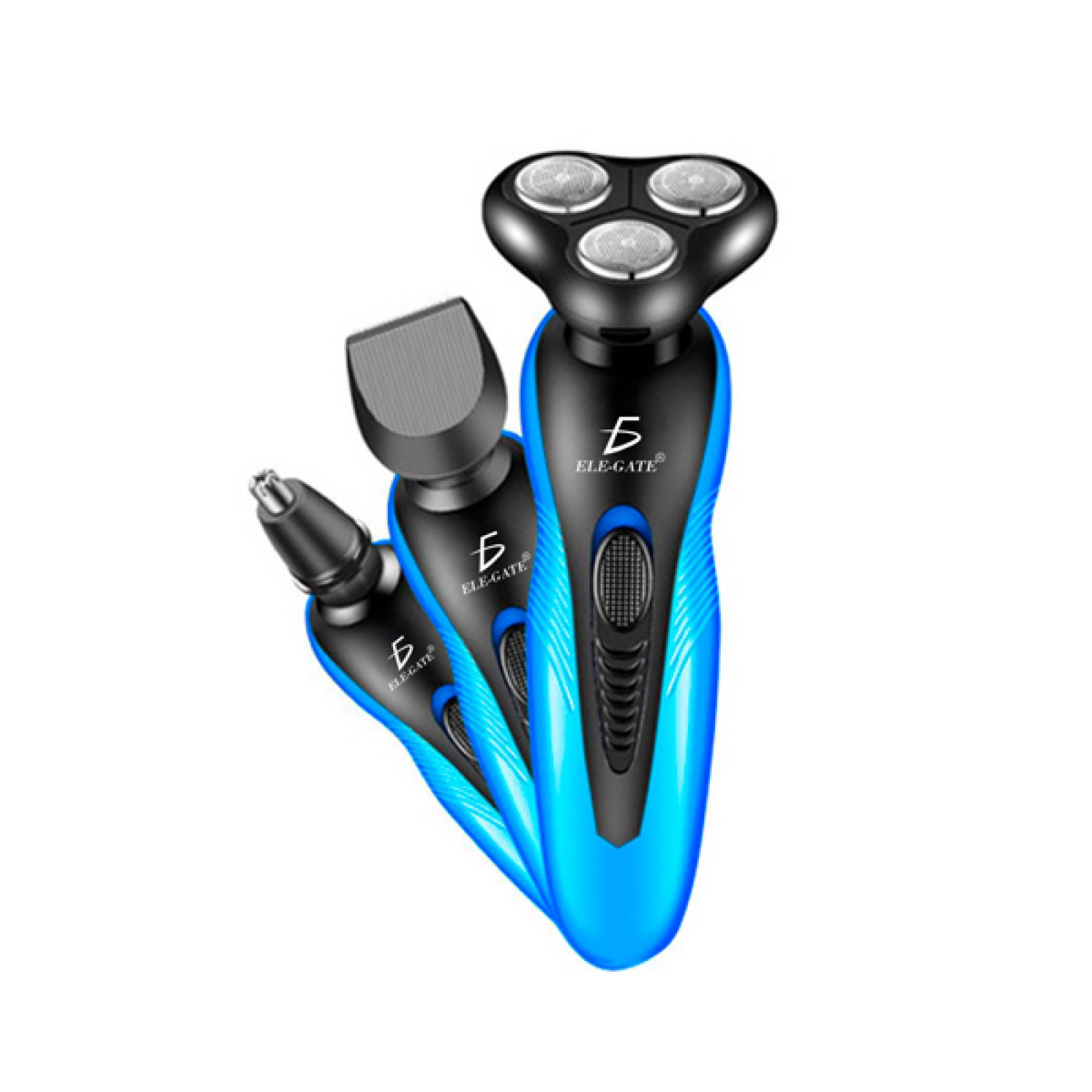 Maquina Afeitar Barba Eléctrica 3 En 1 Rasuradora Recargable Elegate