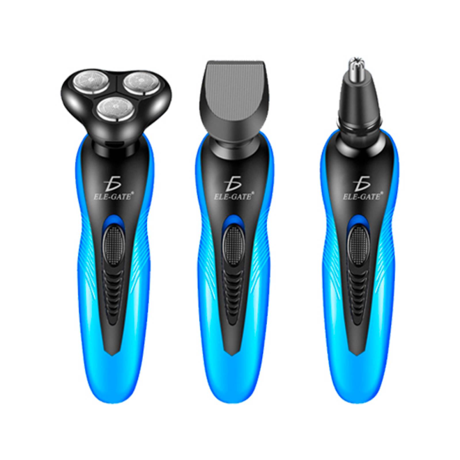 Maquina Afeitar Barba Eléctrica 3 En 1 Rasuradora Recargable Elegate