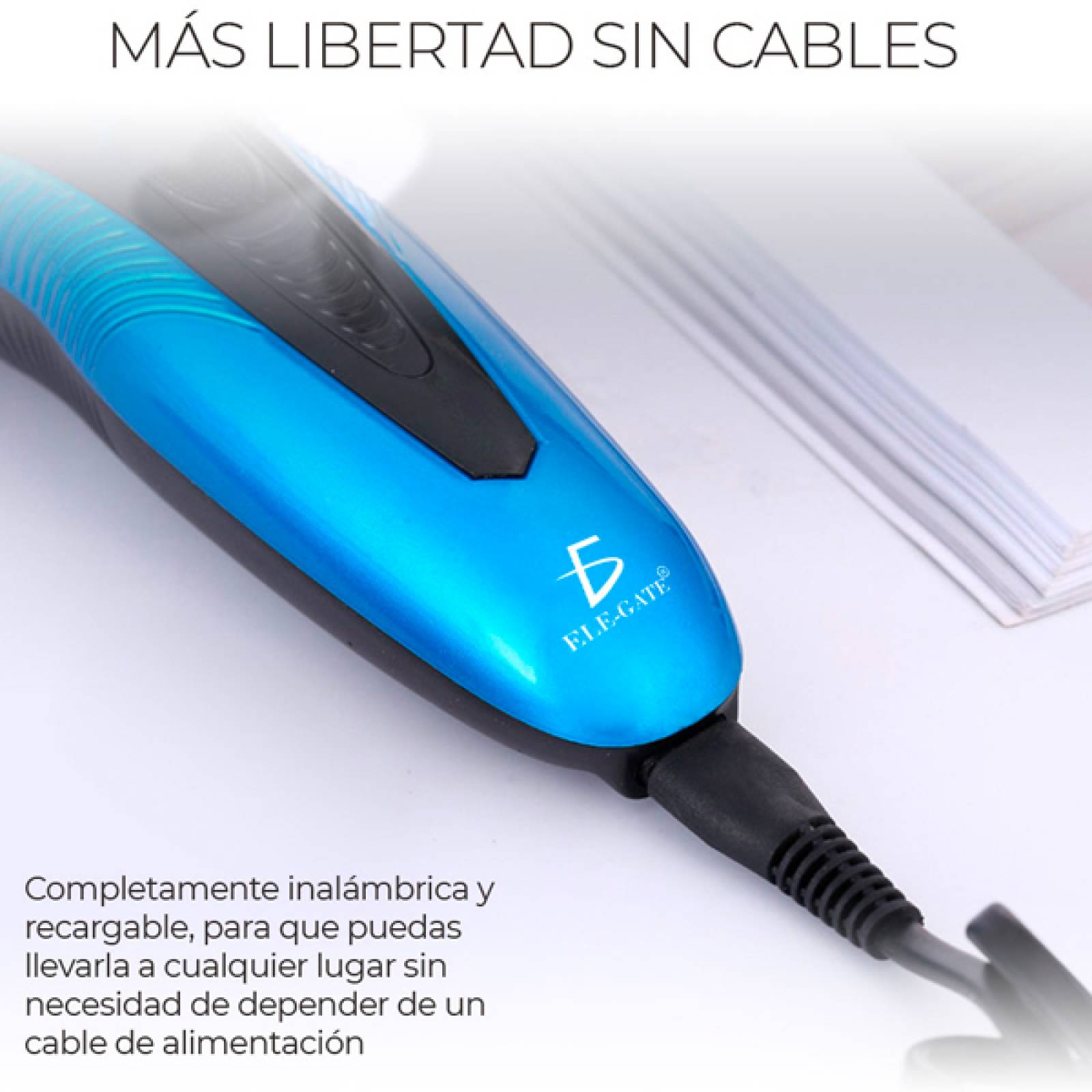 Maquina Afeitar Barba Eléctrica 3 En 1 Rasuradora Recargable Elegate