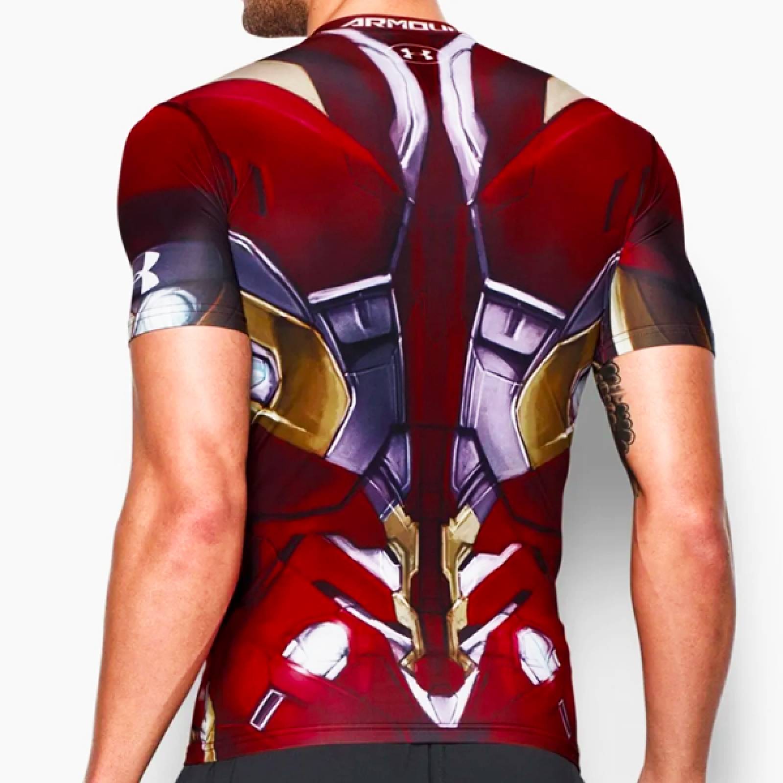 Camiseta comprension Under Armour Iron Man GYM GALA Hombre