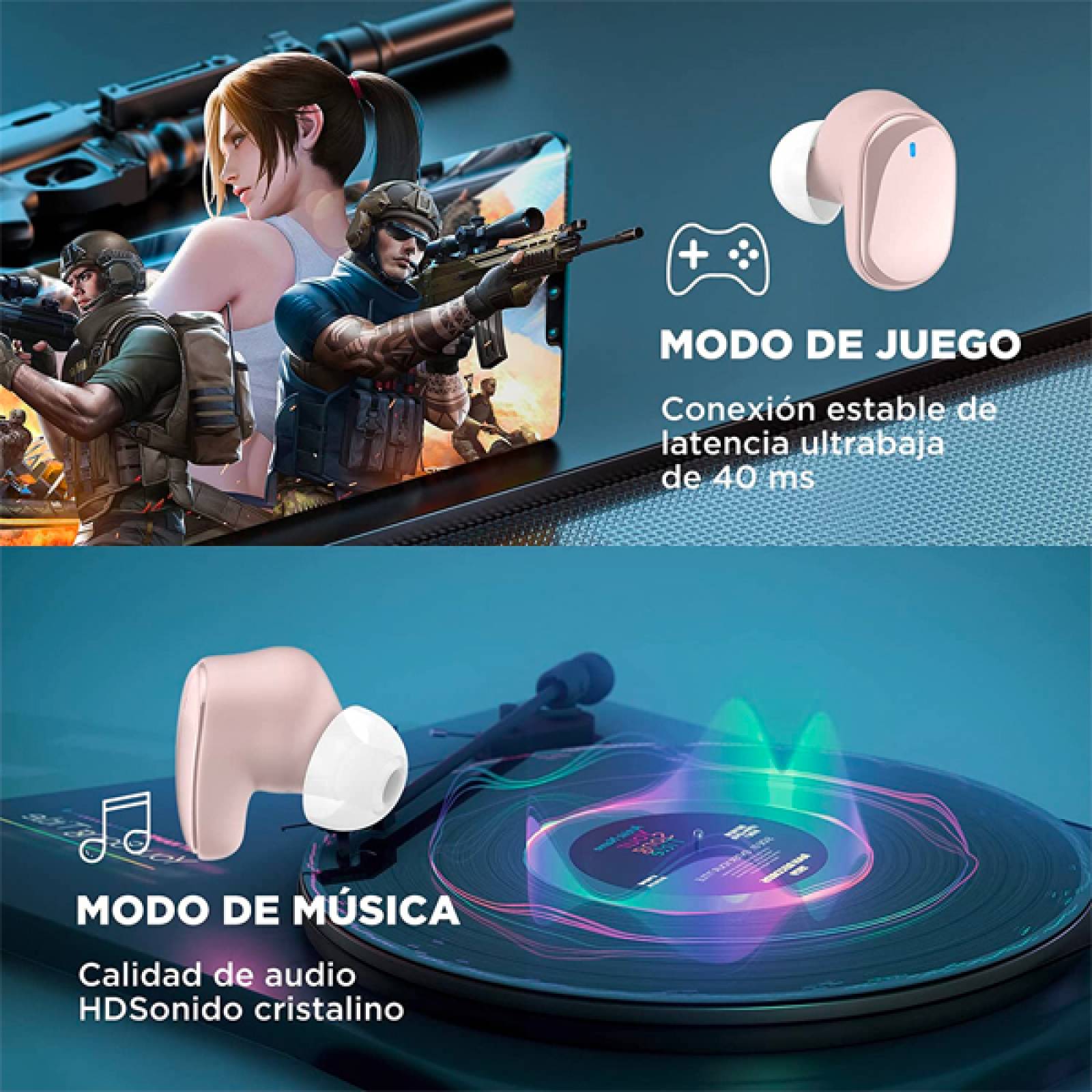 Audifonos Inalambricos HTC Earbuds Tws7