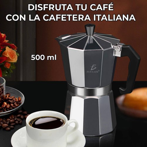 Cafetera Elegate Italiana Manual 500ml