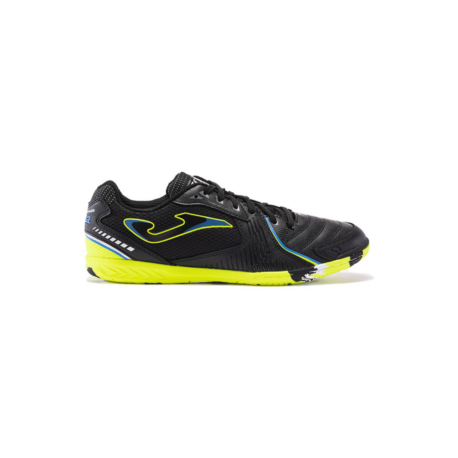 Tenis Joma Futbol Sala Dribling 2301 Indoor Negro/Amarillo fluor