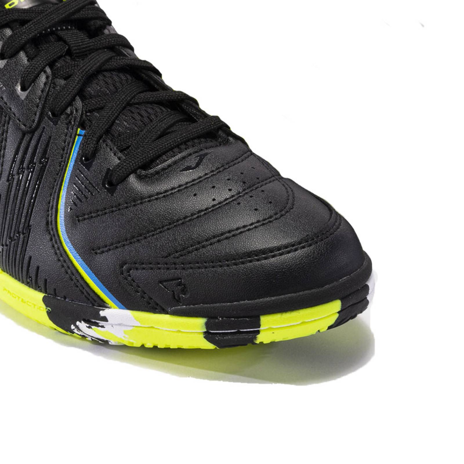 Tenis Joma Futbol Sala Dribling 2301 Indoor Negro/Amarillo fluor